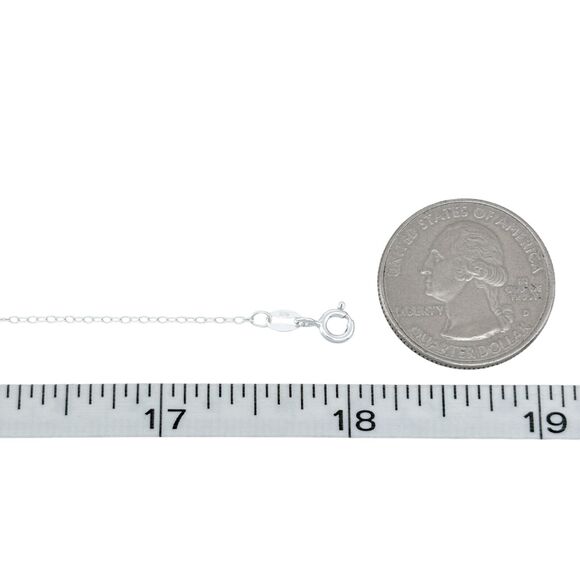 Vintage Sterling Silver 925 1.1mm Cable Chain Necklace Adjustable 16"-18" - Picture 2 of 3